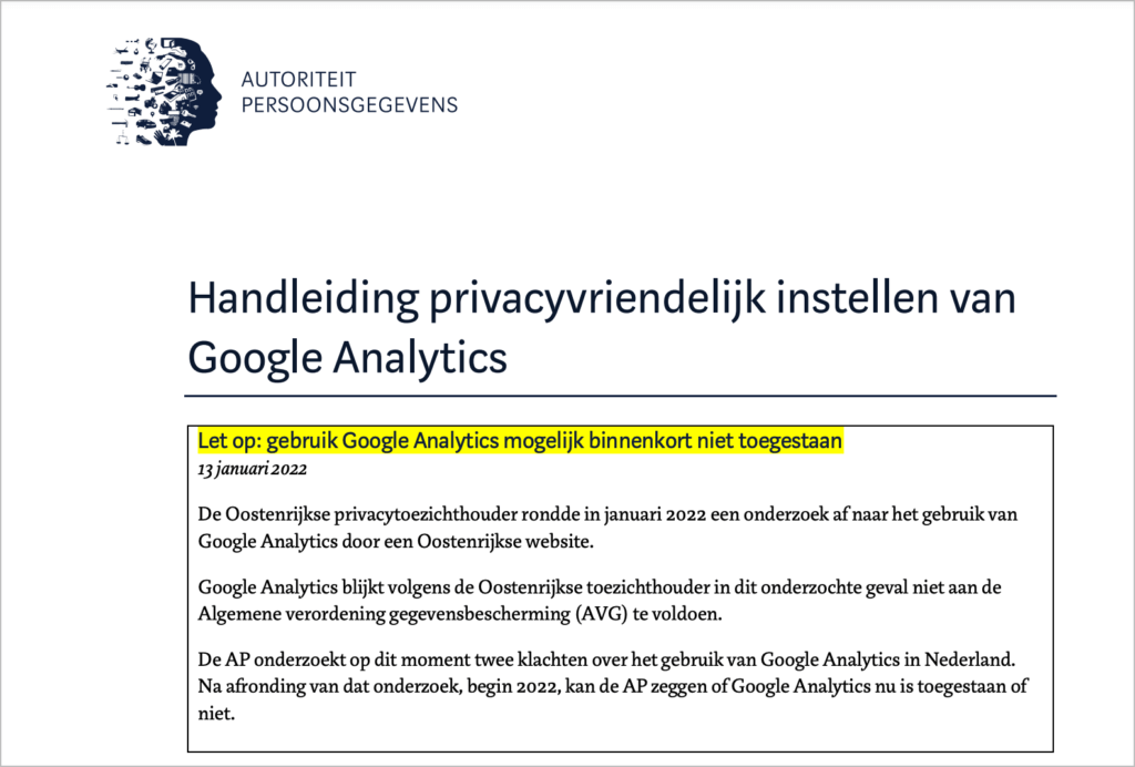 Addendum in Tutorial Privacy-Friendly Setup Google Analytics