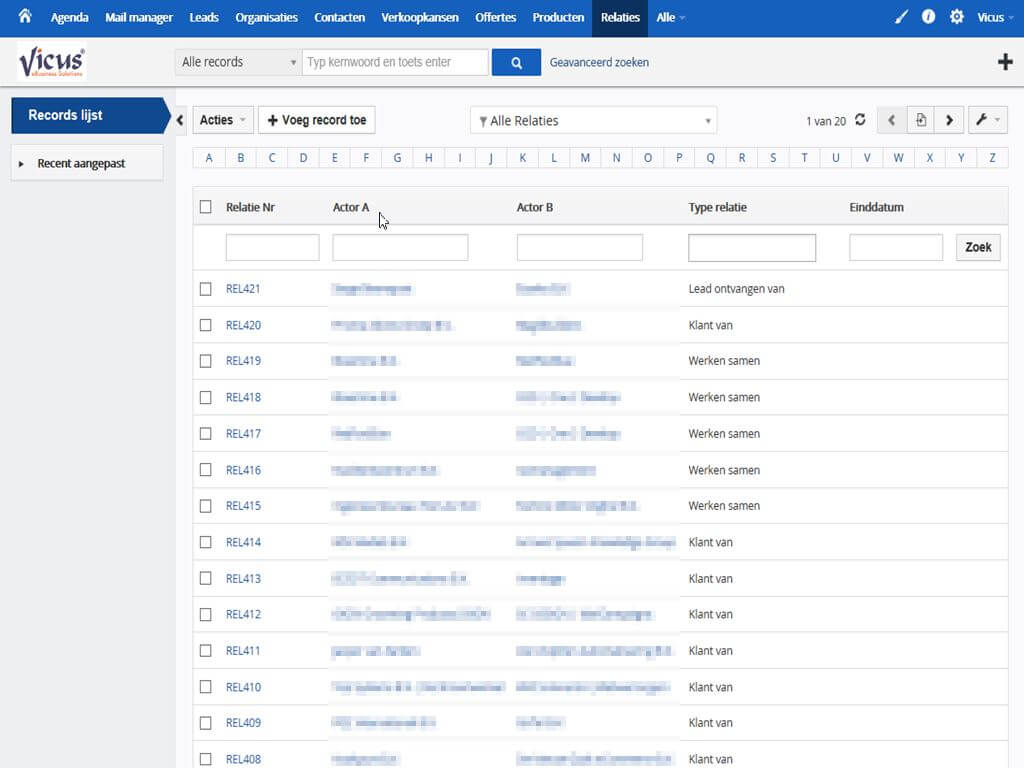 Relaties Module